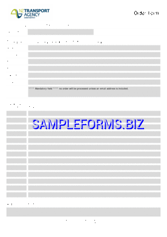 Order Form 1 pdf free